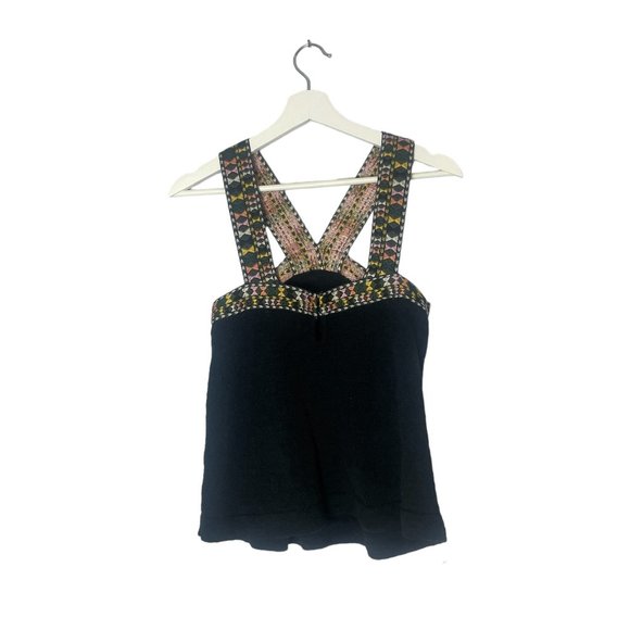 Madewell Embroidered Swing Sweater Tank Size XXS Boho Bohemian - Picture 3 of 10